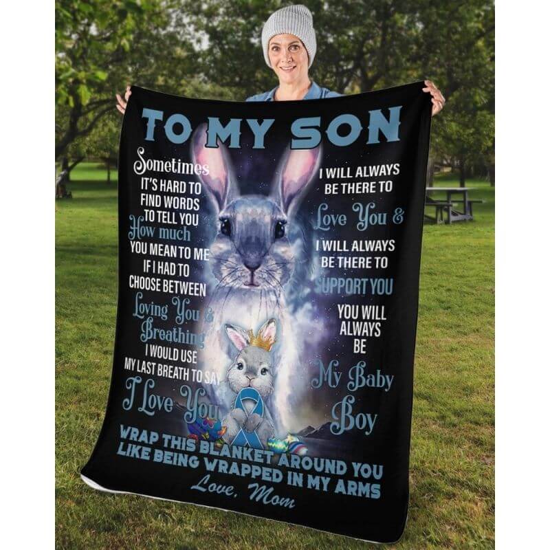 To My Son - From Mom - A373 - Premium Blanket