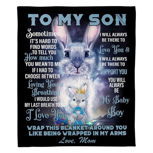 To My Son - From Mom - A373 - Premium Blanket