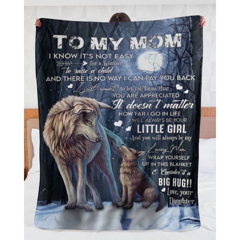 To My Mom - From Daughter - A371 - Premium Blanket