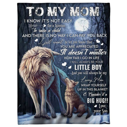 To My Mom - From Son - A371 - Premium Blanket