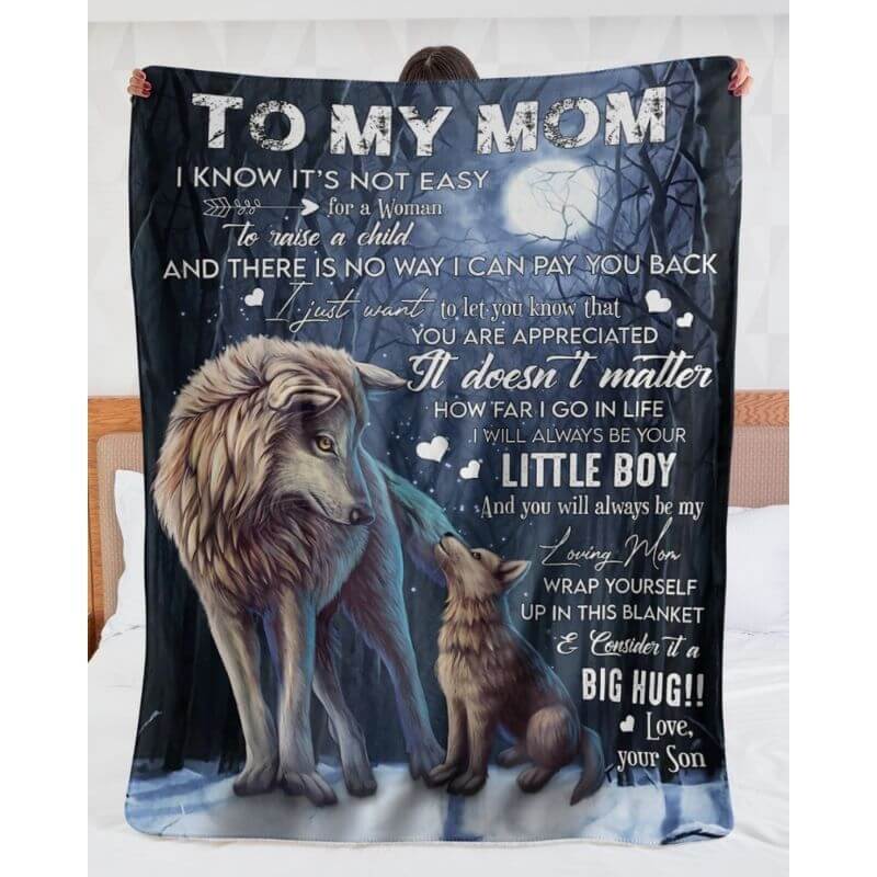 To My Mom - From Son - A371 - Premium Blanket