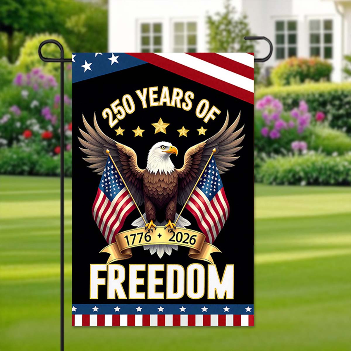 250th Anniversary Freedom Eagle Flag - C040