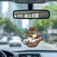 Papillon In Mini Basket Ornament - MB010