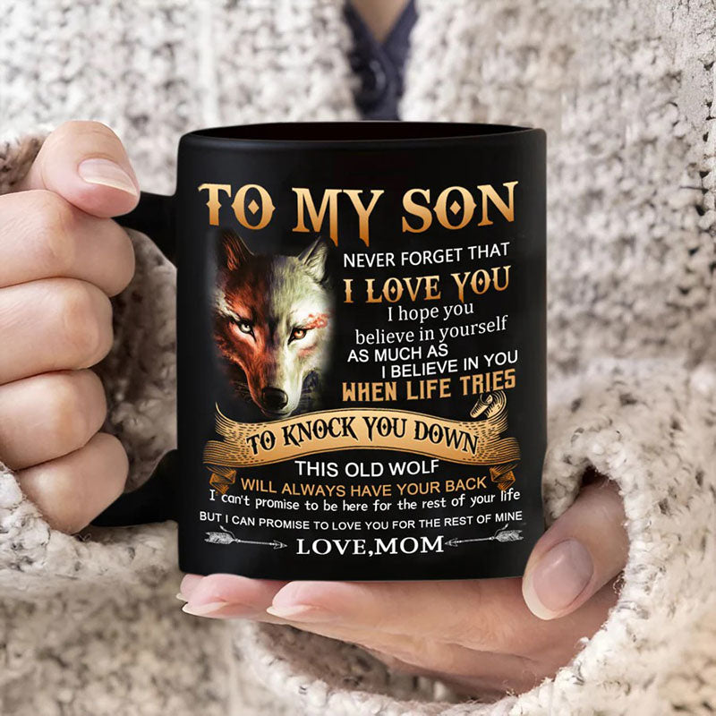 Mom To Son - Never Forget I Love You A864 - Coffee Mug