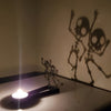 Dancing Skeletons Metal Candle Holder MD005