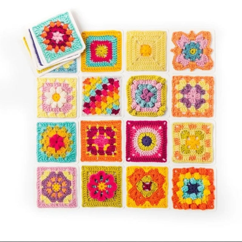 The Granny Square Card Deck: 50 Mix and Match Designs