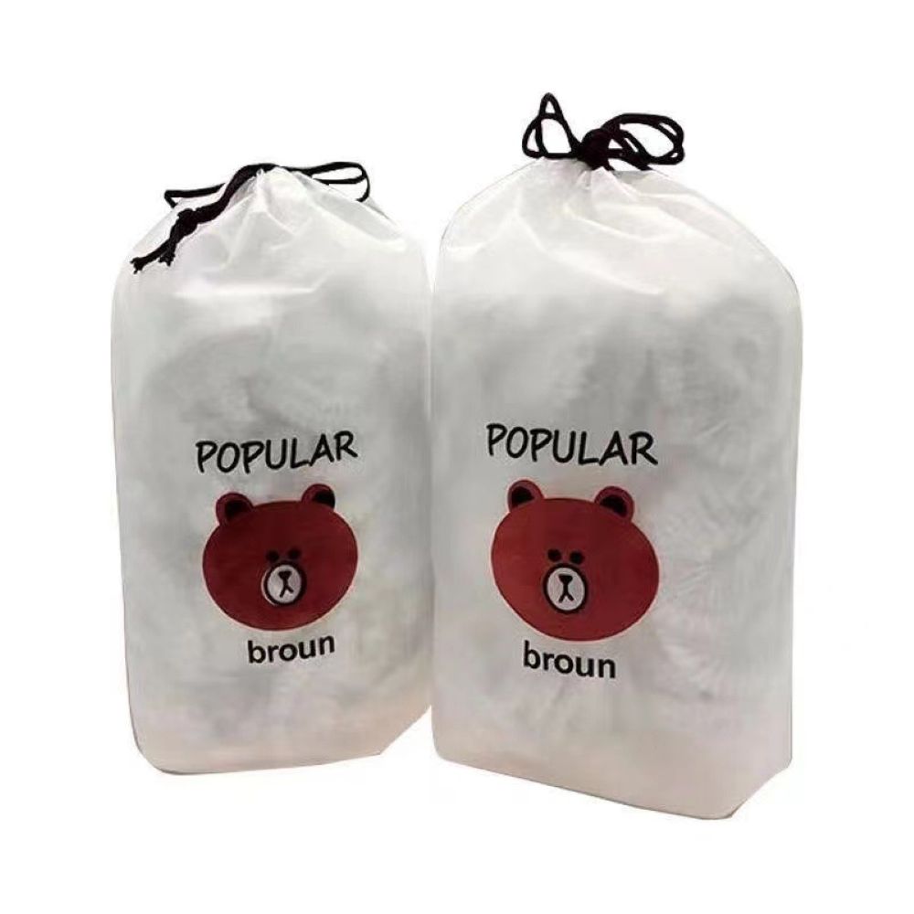 100PCS Disposable Stretch Food Covers for Bowls & Plates