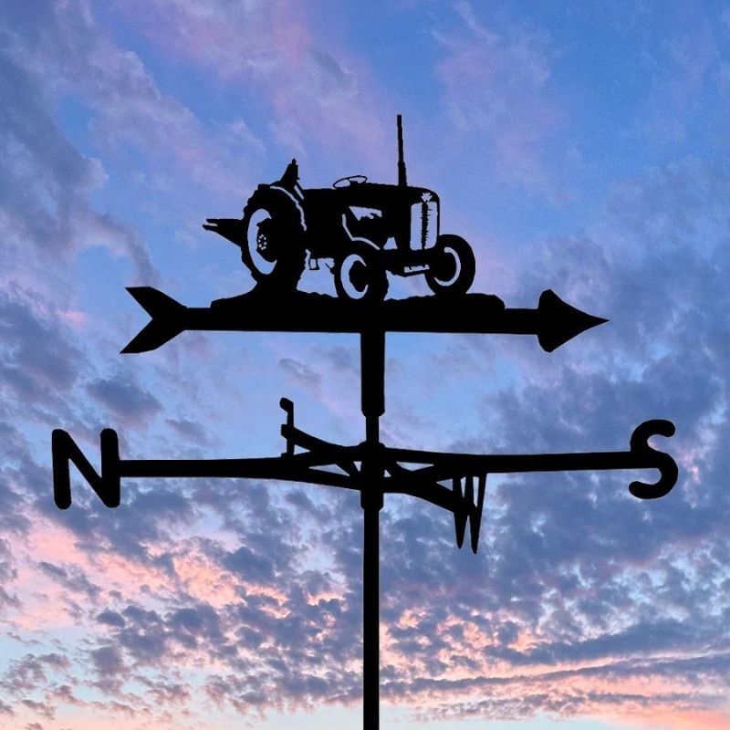 Tractor Stainless Steel Weathervane MW028