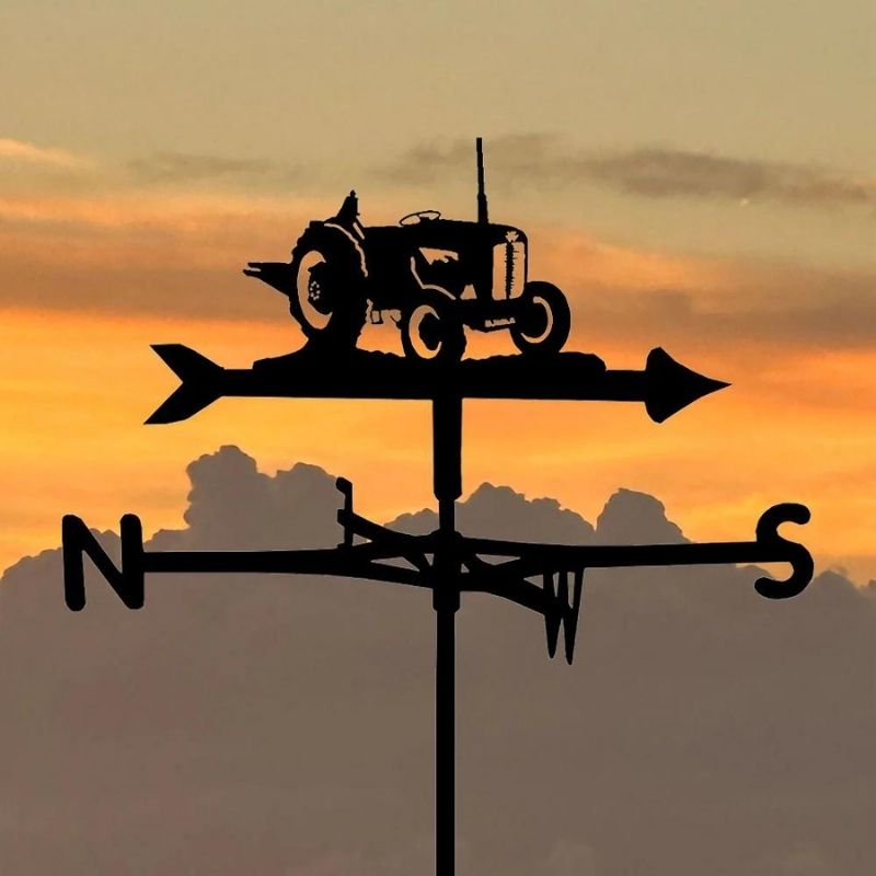 Tractor Stainless Steel Weathervane MW028