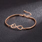 To My Unbiological Daughter - I Always With You Heart Infinity Bracelet