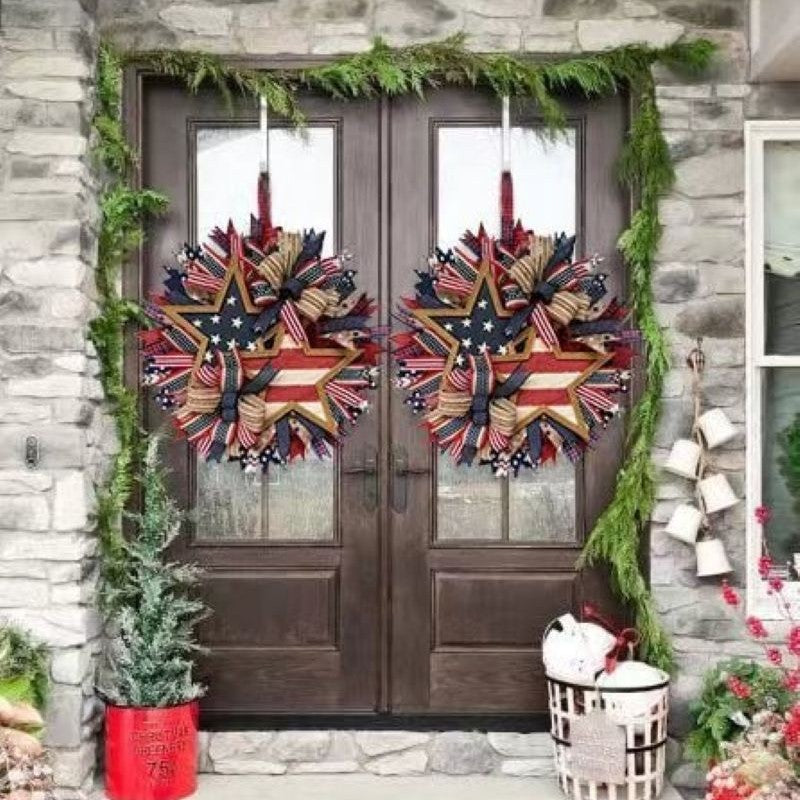 American Patriotic Star Wreath