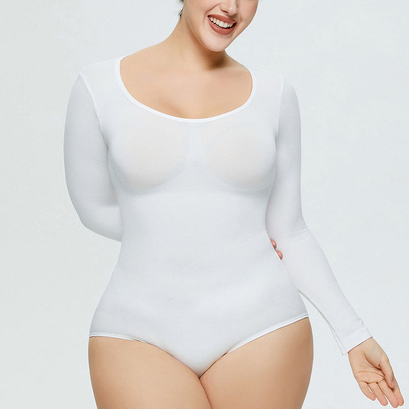 Crew Neck Long Sleeve Bodysuit