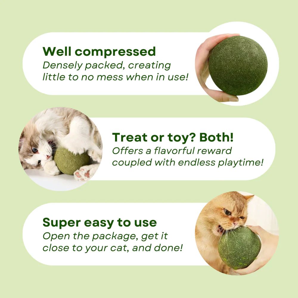Giant Catnip Ball - Extra Large 10cm+ Jumbo Size for Cats