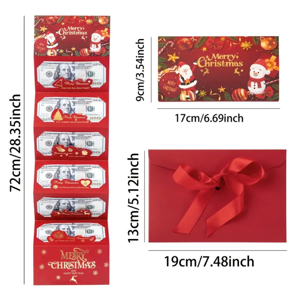 Christmas Cash Gift Envelope – A creative way to give cash this Christmas