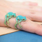 Tree Frog Ring & Earrings