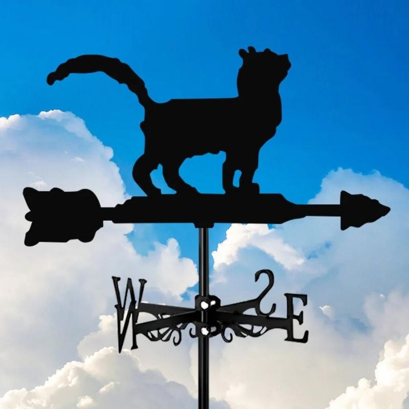 Captain America Cat Stainless Steel Weathervane MW069