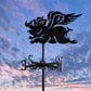 Flying Pig Stainless Steel Weathervane MW104