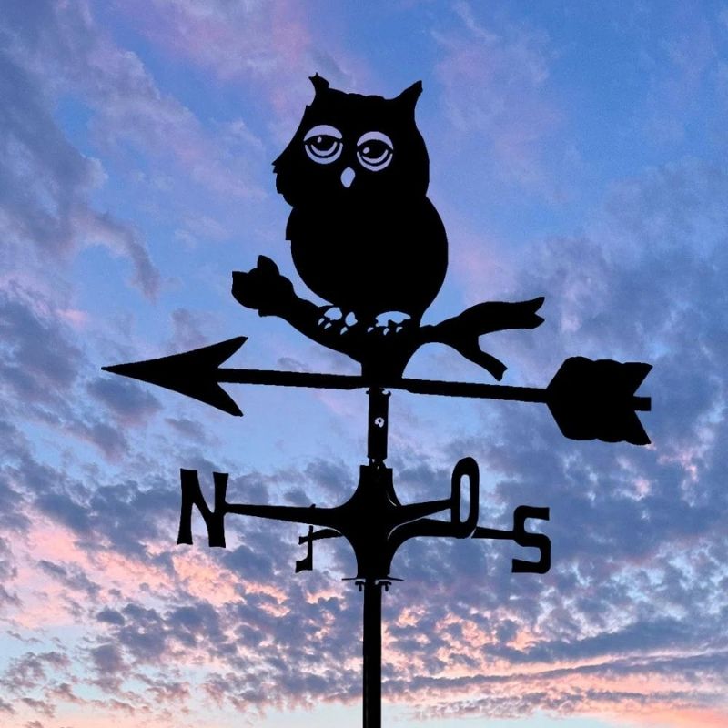 Owlet Stainless Steel Weathervane MW105