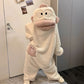 Funny Monster Hooded Fleece Robe for Adults
