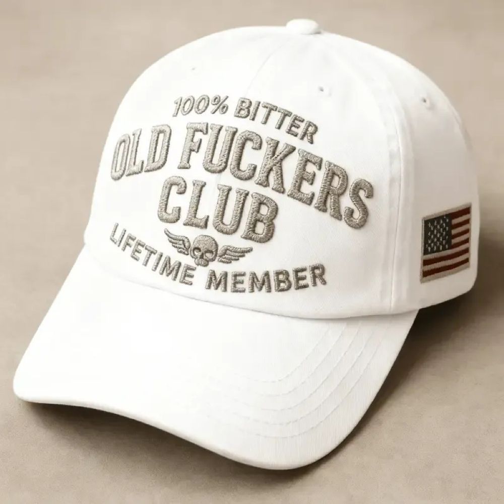 Vintage Distressed "Old Club" Lifetime Member Cap