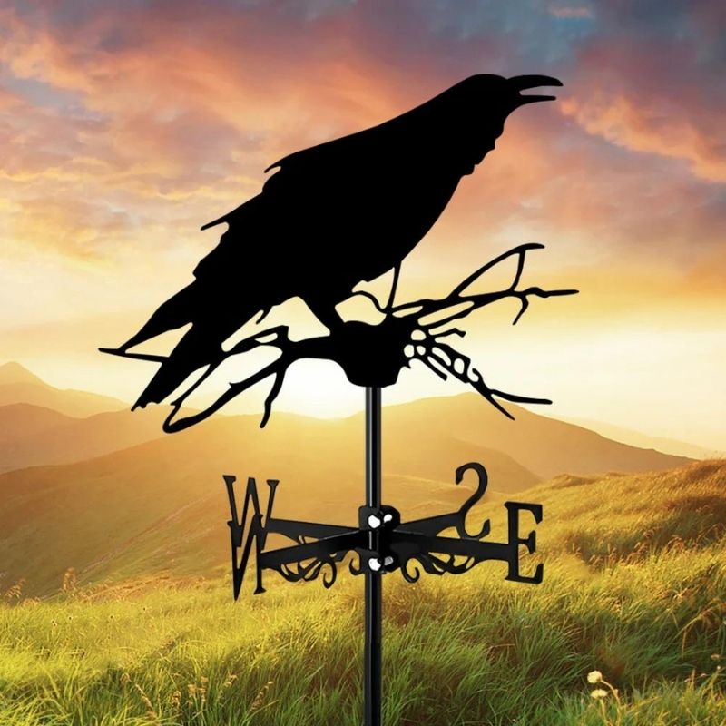 Crow Stainless Steel Weathervane MW018