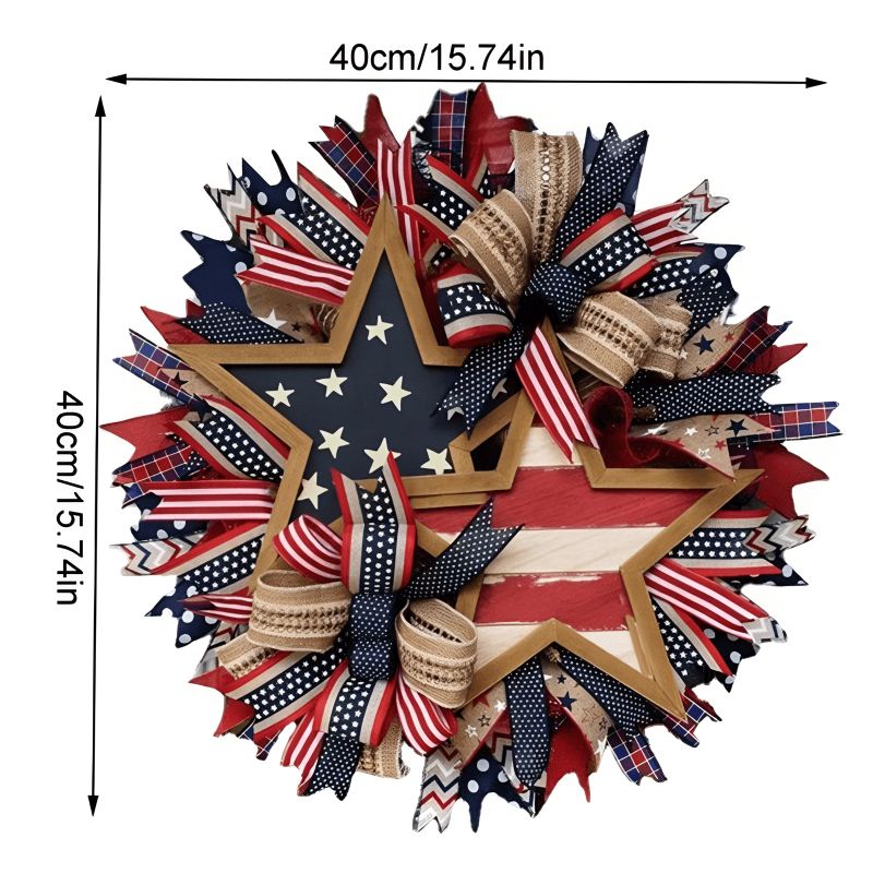 American Patriotic Star Wreath