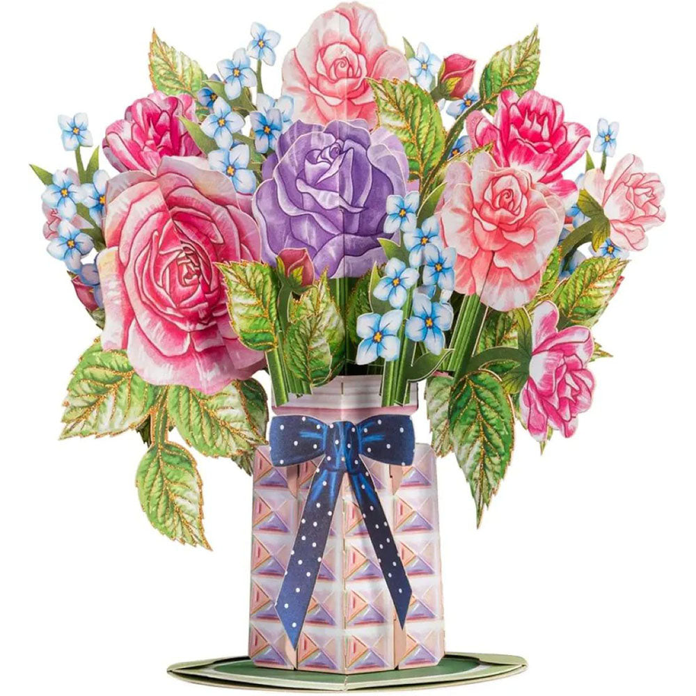 Paper Love Flower Bouquet Pop-Up Card