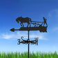 Plow Horse Stainless Steel Weathervane MW071