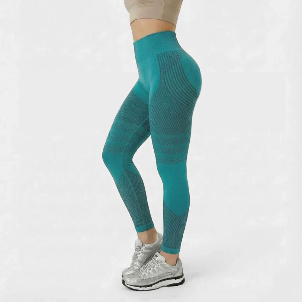 High Waisted And Hip Lifting Yoga Elastic Quick Drying Tight Pants
