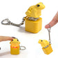 Light Up Animal Keychain Toy - Rechargeable LED Color Changing Sound Button