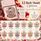 Birthstone angel ornaments available in 12 meaningful color options