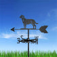 Golden Retriever Stainless Steel Weathervane MW046