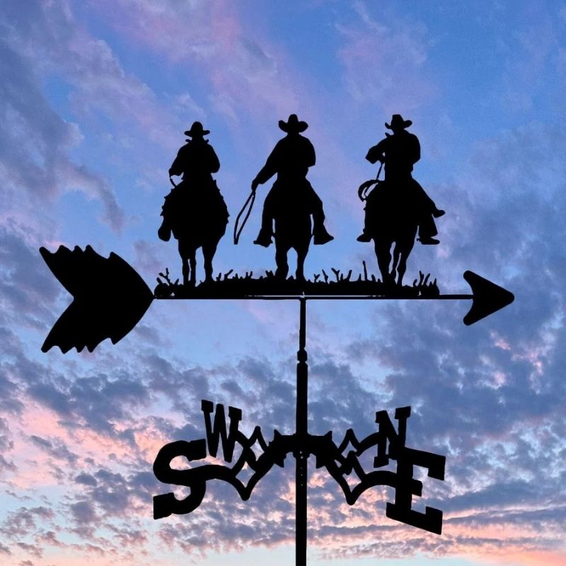 The Three Musketeers Stainless Steel Weathervane MW107