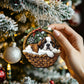 Saint Bernard In Mini Baskets Ornament - MB013