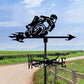 Locomotive Stainless Steel Weathervane MW031