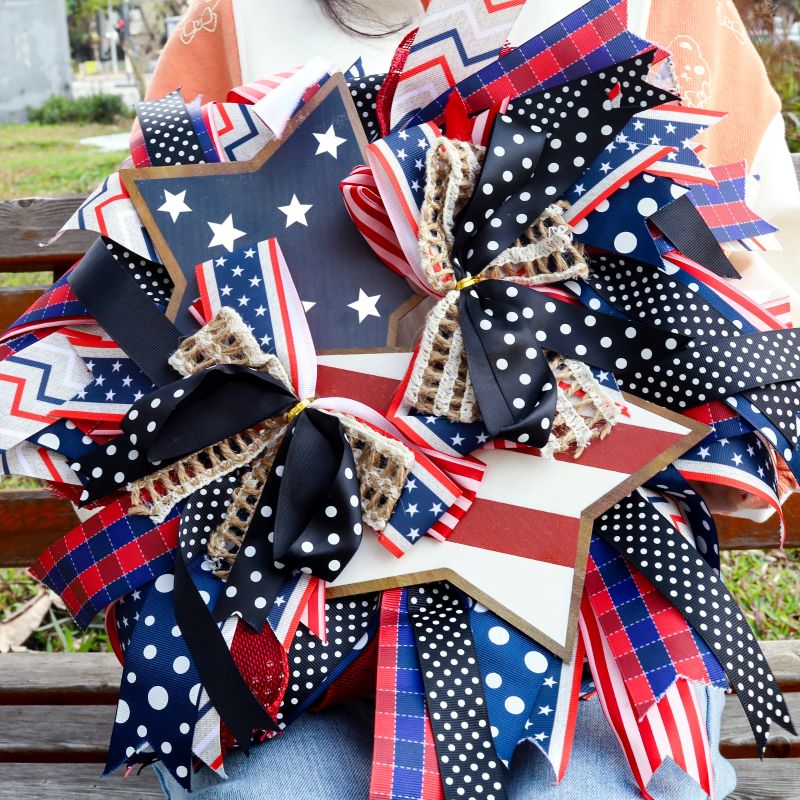 American Patriotic Star Wreath