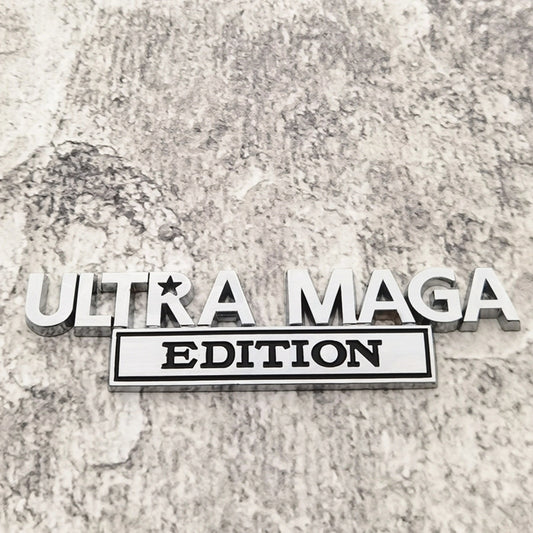 Ultra Maga Edition - Emblem Sticker Badge, Funny Decals for Car, Truck, SUV, Motorcycle - TE025