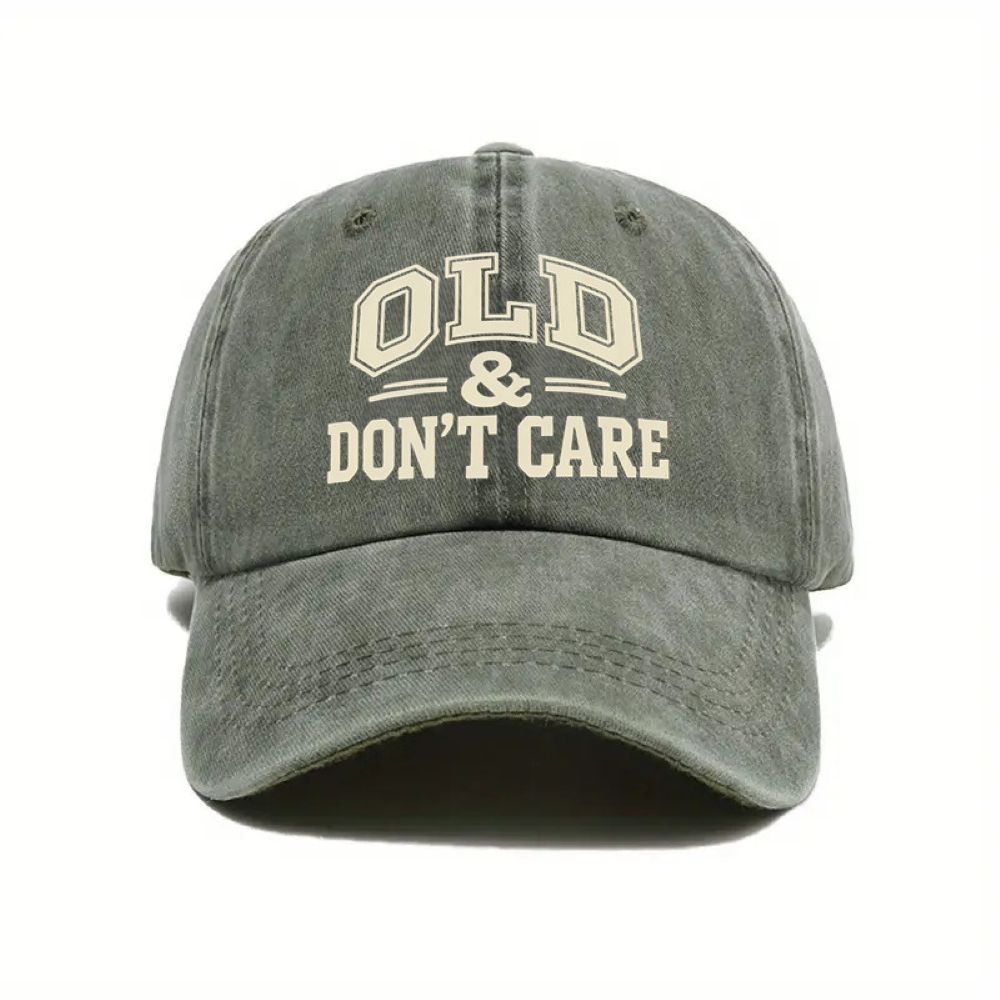 Vintage Distressed "OLD & DON'T CARE" Cap