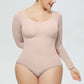 Crew Neck Long Sleeve Bodysuit