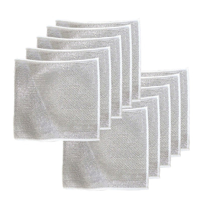 Multipurpose Wire Dishwashing Rags for Wet and Dry