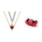 Heart Sword Pendant Necklace