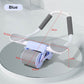 Automatic Rebound Ab Roller Wheel with Timer – Home Core Trainer with Stable Dual-Wheel Design