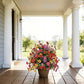 Artificial Violet for Outdoor Indoor Garden Home Decoration