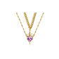 Heart Sword Pendant Necklace