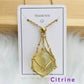 Crystal Stone Holder Necklace