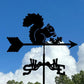 Squirrel Stainless Steel Weathervane MW036