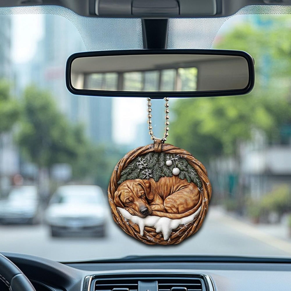 Rhodesian Ridgeback In Mini Baskets Ornament - MB016
