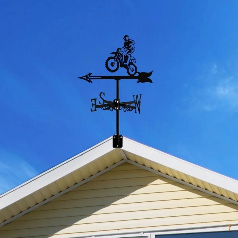 Motorcycle Racing Stainless Steel Weathervane MW051