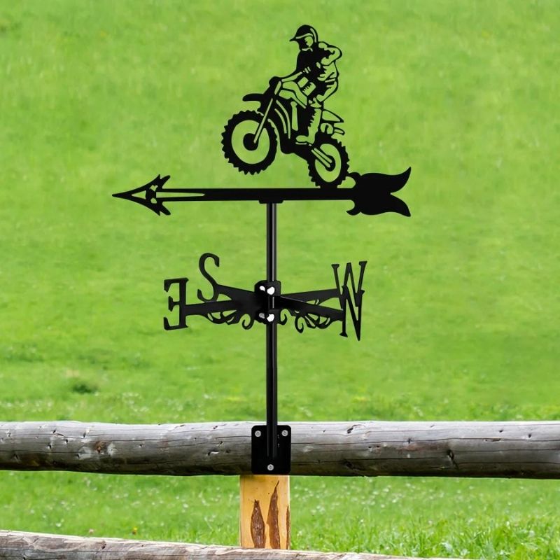 Motorcycle Racing Stainless Steel Weathervane MW051