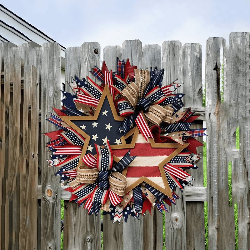 American Patriotic Star Wreath